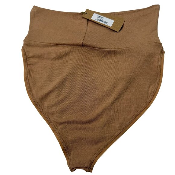 SKIMS Sleep Brief Ochre XXS - Picture 3 of 7